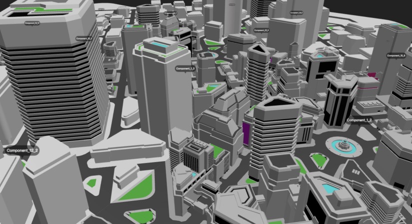 网页3D虚拟化场景生成